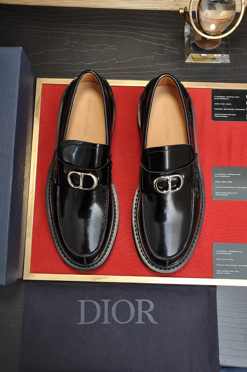 Men's men's shoes 💰740💶[Dior] (water-dyed cowhide lining) Dior original 1:1 high-quality factory, imported original materials, imported raw cowhide, water-dyed cowhide lining, original TPU outsole, code number: 39-44 (38.45 custom-made)